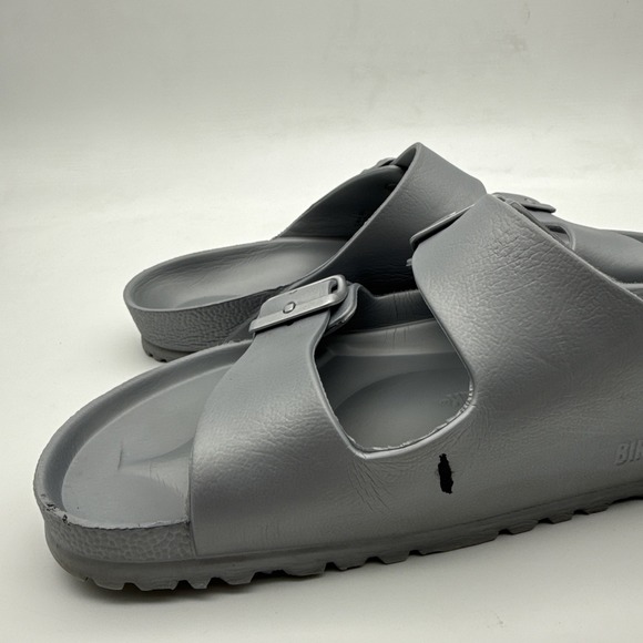 Birkenstock Arizona EVA 42 Sandals Unisex Men's 9/Womens 11 Stone Coin Sliver - Picture 14 of 15